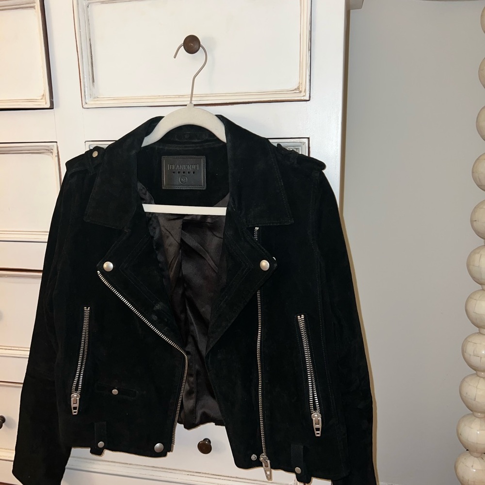 Blnk Nyc Suede Moto Jacket - Lightly Worn View 2